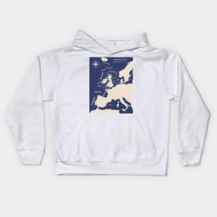 Shipping Forecast Kids Hoodie